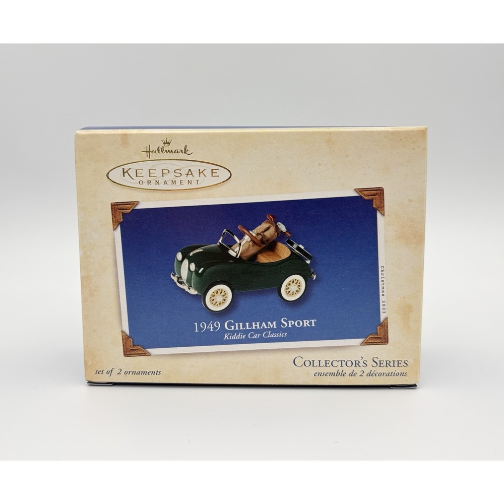 Hallmark Keepsake Ornament 2003 1949 Gillham Sport Kiddie Car Classics 10th New